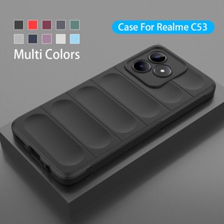 เคสโทรศัพท์ซิลิโคน TPU แบบนิ่ม กันกระแทก ป้องกันกล้อง สําหรับ Realme C53 RealmeC53 4G 2023