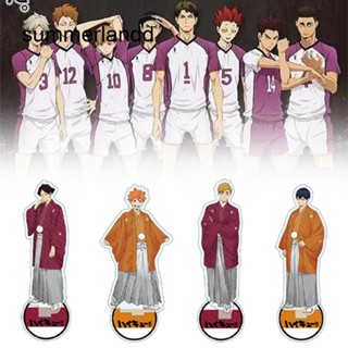 Sl สแตนดี้อะคริลิค รูปการ์ตูนอนิเมะ Haikyuu High School Volleyball สําหรับเก็บสะสม