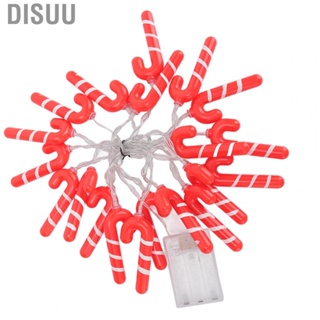 Disuu 9.8ft 20LED Christmas Candy Cane String Lights J Shape  for Room Decoration Holiday Festival