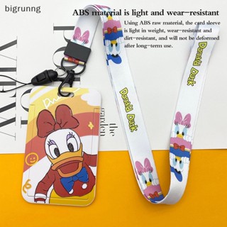 Bigrunng เคสใส่บัตรรถบัส และรถไฟใต้ดิน ลายการ์ตูนดิสนีย์ พร้อมสายคล้อง สําหรับนักเรียน