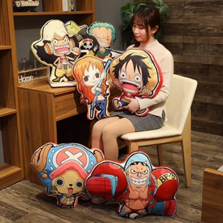 Yt2 หมอนตุ๊กตานุ่ม รูปการ์ตูน One Piece Luffy Nami Sanji Zoro Chopper ของขวัญ สําหรับตกแต่งบ้าน TY2