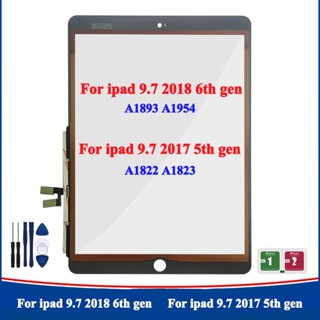 อะไหล่ปุ่มกดหน้าจอสัมผัสดิจิทัล แบบเปลี่ยน สําหรับ ipad 9.7 2018 6th gen A1893 A1954 ipad 9.7 2017 5th gen A1822 A1823