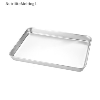 [NutriliteMelting1] ถาดสเตนเลส สําหรับนึ่งไส้กรอก ผง ผลไม้ โรงแรม เบเกอรี่ [TH]