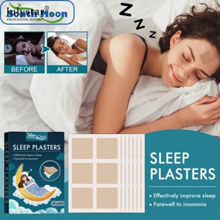 JULYSTAR 12 ชิ้น/1 กล่อง Sleep Patch ปรับปรุงการนอนไม่หลับ Dreaminess บรรเทาความเครียดความวิตกกังวลส่งเสริมการนอนหลับลึกหลับอย่างรวดเร็วพืชธรรมชาติ Sleep Aid Pad