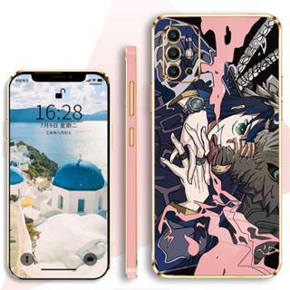 เคสโทรศัพท์มือถือแบบนิ่ม กันกระแทก ลายอะนิเมะดาบพิฆาตอสูร หรูหรา สําหรับ Samsung Galaxy A23 A13 A32 5G A21S A31 A30 A20S A22 4G