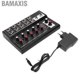 Bamaxis Portable Five‑Channel Stereo Audio  Mixer Compact EU Plug 100‑240V Dura ZIN