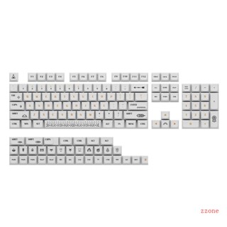 Zzz PBT ปุ่มกดคีย์บอร์ด PBT ลายเชอร์รี่ 137 ชิ้น