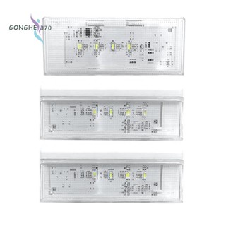 2 ชิ้น W10515057 &amp; 1 ชิ้น W10515058 ชุดไฟ LED พร้อมเลนส์เรียว และกรอบ สําหรับ Whirlpool Kenmore Maytag KitchenAid