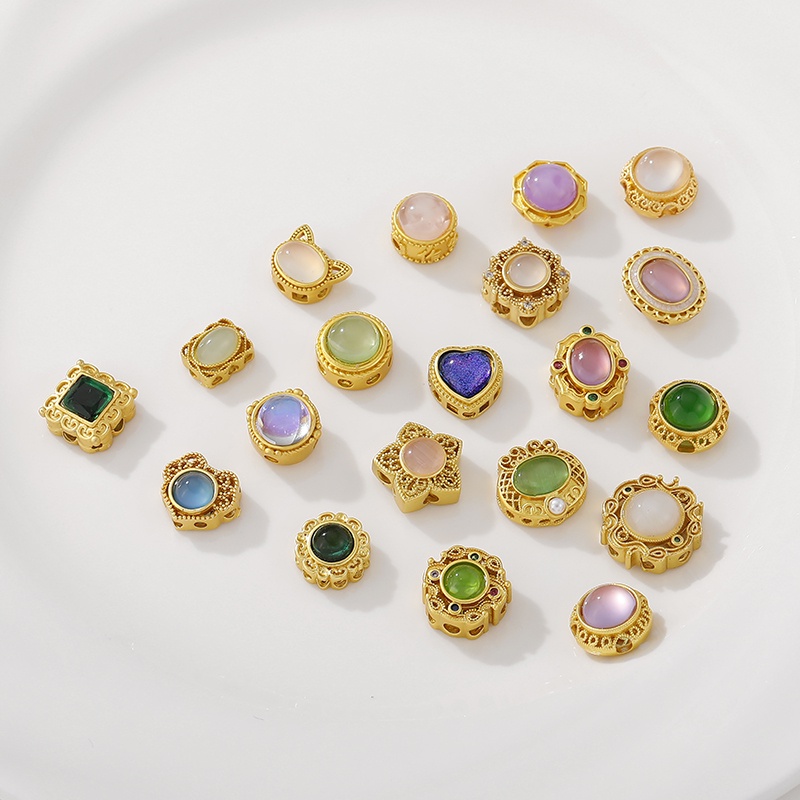 ลูกปัด Spacer 18K Opal Accessories diy