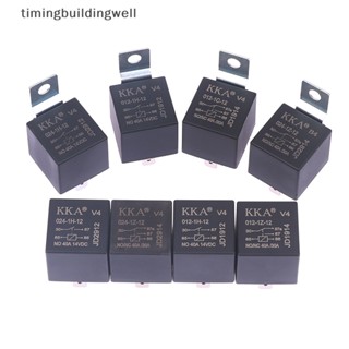 Twth รีเลย์รถยนต์ 4/5Pin DC 12V/24V สําหรับไฟหน้า เครื่องปรับอากาศ QDD