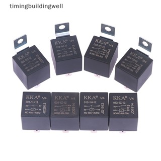 Twth รีเลย์รถยนต์ 4/5Pin DC 12V/24V สําหรับไฟหน้า เครื่องปรับอากาศ QDD