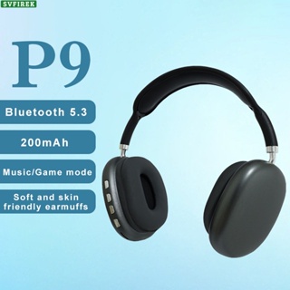 P9 หูฟังบลูทูธไร้สาย พร้อมไมโครโฟน HIFI สเตอริโอ