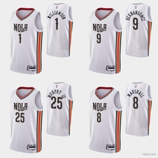 เสื้อกีฬาบาสเก็ตบอล NP2 NBA Jersey Pelicans Williamson Hernangomez Marshall Murphy Classic HG สําหรับผู้ชาย และผู้หญิง PN2