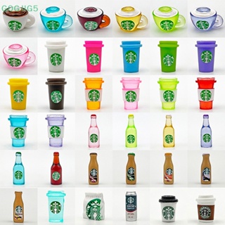 [GOGJIG5] โมเดลแก้วกาแฟ ขนาดมินิ สําหรับตกแต่งบ้านตุ๊กตา 5 ชิ้น UOO