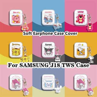 【Case Home】เคสหูฟัง แบบนิ่ม แบบใส ลายการ์ตูน สําหรับ SAMSUNG J18 TWS J18 TWS