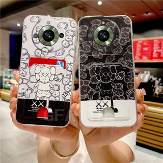 ใหม่ เคสโทรศัพท์มือถือ ซิลิโคนนิ่ม TPU กันรอยเลนส์กล้อง ลายการ์ตูนหมีน่ารัก พร้อมช่องใส่บัตร สําหรับ Realme 11 Pro 11 Pro+ Realme11 Realme11Pro