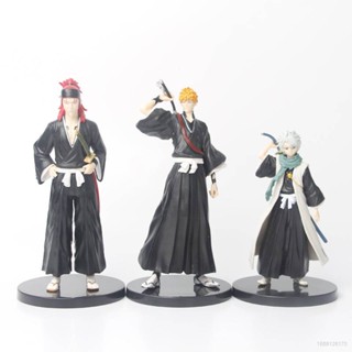 Hobby โมเดลฟิกเกอร์ BLEACH Kurosaki Ichigo Abarai Renji Hitsugaya Toushirou ขนาด 18 ซม. ของเล่นสําหรับเด็ก ของขวัญ 3 ชิ้น