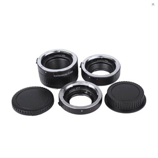 Auto Focus AF TTL Extension Tube Ring 12mm 20mm 36mm Set Metal Mount with Covers for  EF EF-S 35mm Lens DSLR Camera