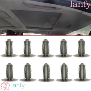 LANFY 20 ชิ้น ฝาครอบสกรู, ABS คลิปเพดานรถ, ไนลอนภายในรถ หมุดย้ํา กันรอย สําหรับซ่อมหลังคารถ เครื่องมือ