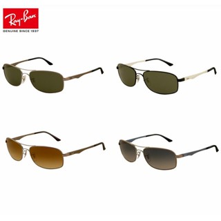 Rayban แว่นตากันแดดแฟชั่น เลนส์โพลาไรซ์ สีแดง สไตล์เรโทร RB3484