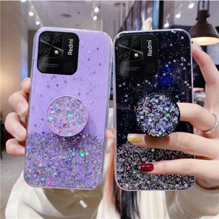 เคสโทรศัพท์มือถือซิลิโคน TPU แบบนิ่ม ประดับกลิตเตอร์ และเลื่อม หรูหรา สําหรับ Xiaomi Redmi 9 9A 9C NFC 9T 8 8A 7 7A