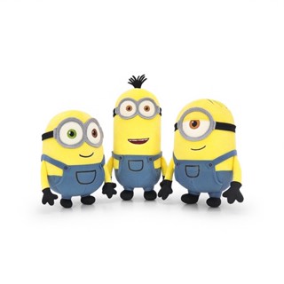 ป้ายลิขสิทธิ์แท้ ตุ๊กตามินเนี่ยน Minions Bob 9 นิ้ว, Stuart 10 นิ้ว, Kevin 12 นิ้ว