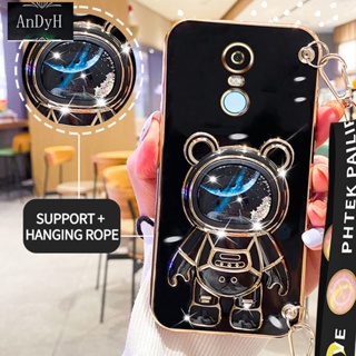 Andyh เคสโทรศัพท์มือถือ ลายนักบินอวกาศ 3D พร้อมสายคล้อง สําหรับ Xiaomi 11 Lite 11 Lite 5G