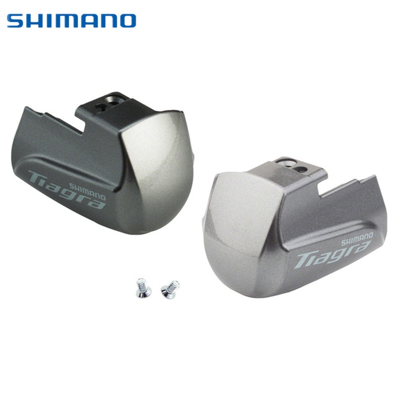 ของแท้ Tiagra ST-4700 ด้านข้างแผ่นชื่อแผ่น & สกรูยึด 4700 STI Lever ซ้าย/ขวา/คู่พร้อม Bolt