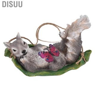 Disuu Swing Resin Squirrel Pendant Leaf Squirre