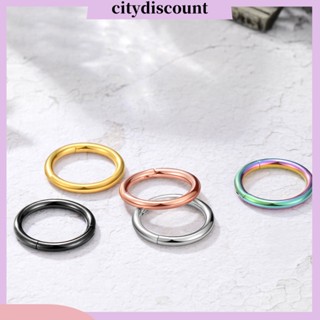 &lt;citydiscount&gt; แหวนสเตนเลส สําหรับตกแต่งจมูก ปาก