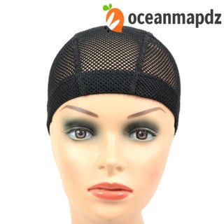 OCEANMAPDZ หมวกตาข่าย แบบนิ่ม ระบายอากาศได้ดี ขนาดใหญ่ คุณภาพสูง สีดํา สําหรับผู้หญิง