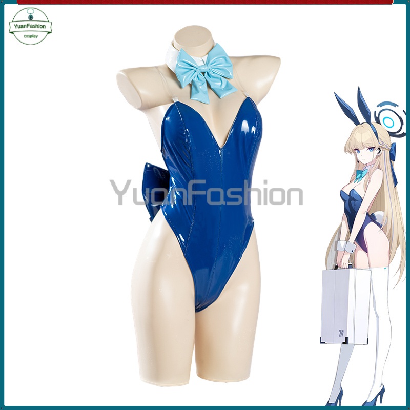 คอสเพลย์ Asuka Bunny จาก.Blue Archive สำหรับเกมและอนิเมะ พร้อมใช้งานในงานฮาโลวีน