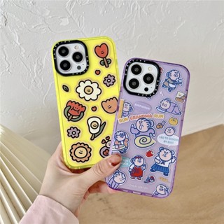 เคสโทรศัพท์ซิลิโคน TPU แบบนิ่ม ลายดอกไม้ สําหรับ iPhone X XS Max XR 11 12 13 14 Pro Max