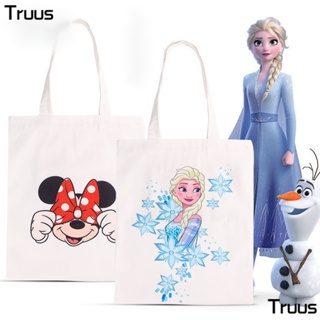 กระเป๋าช้อปปิ้ง ผ้าแคนวาส ลาย Disney Frozen 1-3-Minnie เกรด 5 สําหรับคุณแม่ นักเรียนประถม Y80O