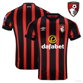 Yp2 เสื้อยืดแขนสั้น พิมพ์ลายฟุตบอล AFC Bournemouth Home Jersey พลัสไซซ์ PY2 2023-2024