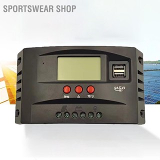  Sportswear Shop  MPPT PV Solar Controller 12V 24V การควบคุมแรงดันไฟฟ้าอัตโนมัติตัวควบคุมการชาร์จพลังงานแสงอาทิตย์ด้วยไฟฟ้าโซลาร์เซลล์