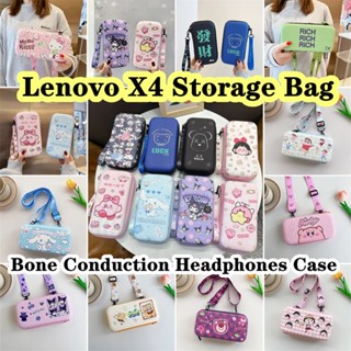 【Case Home】กระเป๋าเก็บหูฟัง ลายการ์ตูนน่ารัก สําหรับ Lenovo X4 Lenovo X4