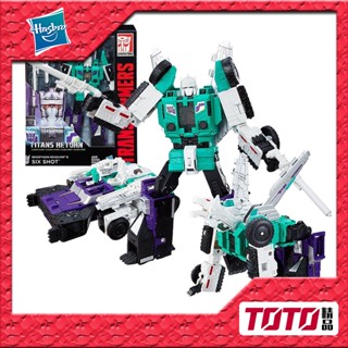 Hasbro Transformers ของเล่น IDW Titan Return Leader Battle L-Class Six-Change Six-Sided Beast Recorder