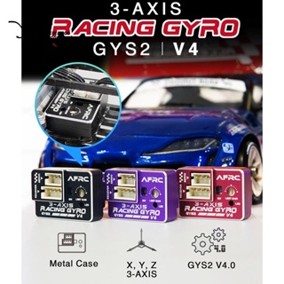 Afrc GYS-2 V4 ตัวกันโคลงรถแข่งไจโร ดริฟท์ สีดํา สําหรับอัพเกรดโมเดลรถยนต์ MINI Z D Q 1/28 1/24 1/10 DIY