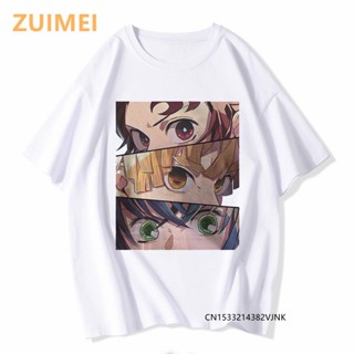 T-ShirtSummer Demon Slayer Anime Print Goth Harajuku Top Women T-shirt Cal ladies basic O-collar Short Sleeved Ts S-5XL