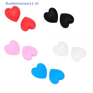 Buildvictories11 ตะขอซิลิโคน รูปหัวใจ กันลื่น หลากสี สําหรับคล้องแว่นตา 10 คู่