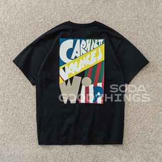 【พร้อมส่ง】เสื้อยืดแขนสั้น ลาย Carhartt S/S TAMAS