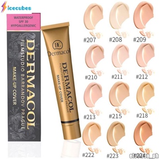 Dermacol Gold Tube Tattoo Remove Concealer Scars Acne Covering Liquid Foundation Bb Cream ICECUBES