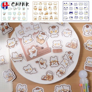 CHINK แผ่นสติกเกอร์ฉลาก ปฏิทิน สมุดบันทึก วารสาร น่ารัก 40 ชิ้น/ล็อต