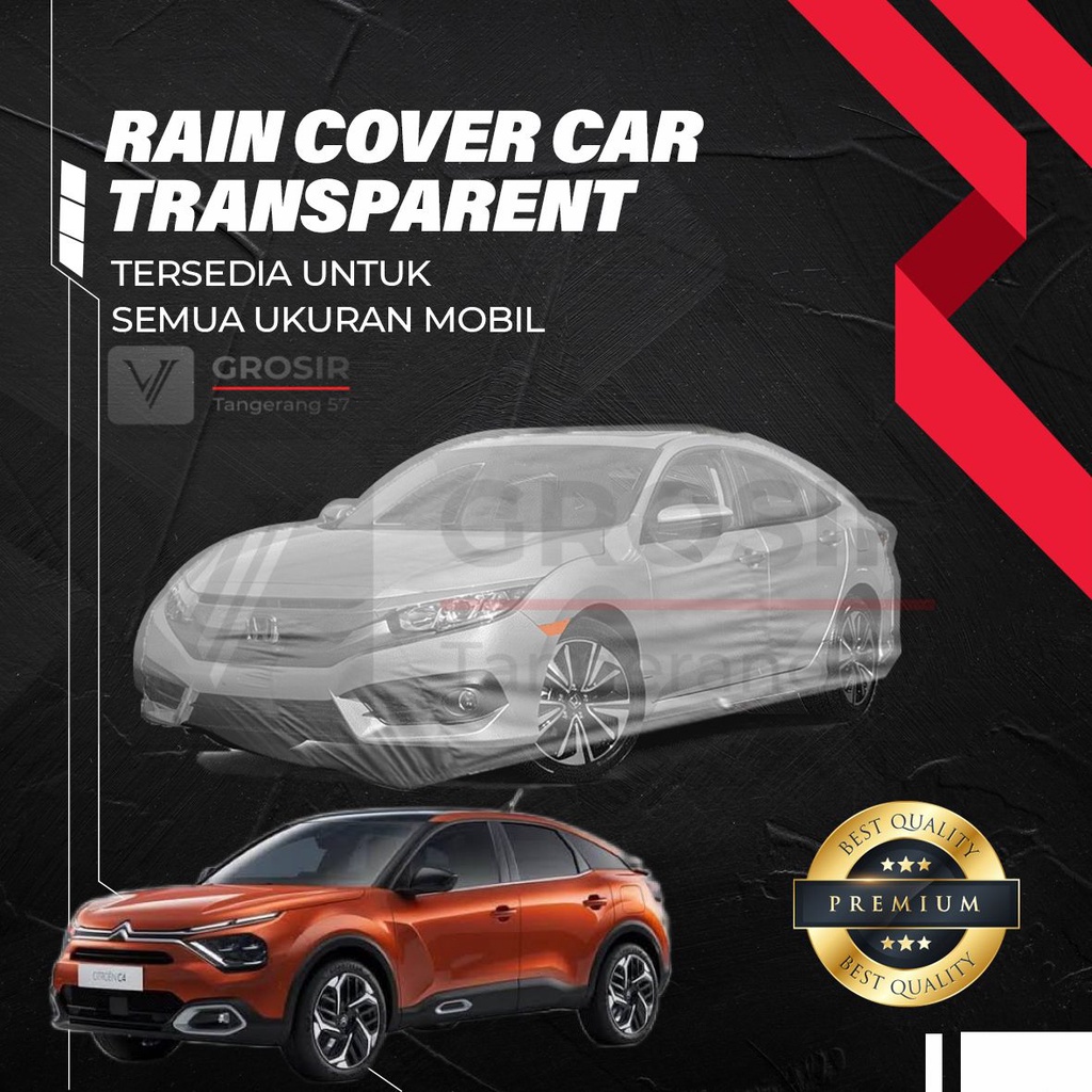 NEW CITROEN EC4 ผ้าคลุมรถแบบใส