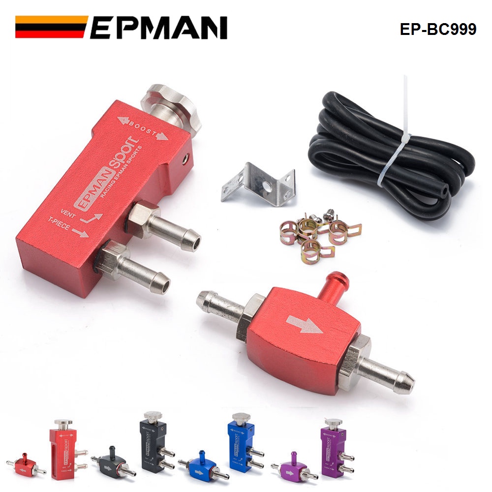 UNIVERSAL ADJUSTABLE TURBO 30 PSI MANUAL TURBO BOOST BYPASS CONTROLLER KIT (น้ําเงิน ม่วง ดํา แดง) E