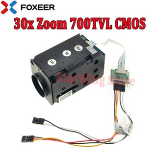 Foxeer อะไหล่กล้องควบคุม PWM ซูมได้ 30x 700TVL CMOS สําหรับเครื่องบินบังคับ DIY