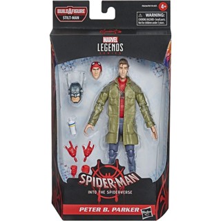 Marvel Legends series Into the Spider-Verse Peter B. Parker ของเล่นฟิกเกอร์ Marvel Legends 6 นิ้ว f0256 Into the Spider-Verse Peter B. ของเล่นสะสม Parker f