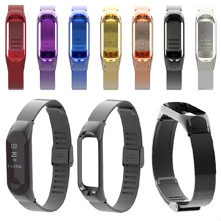 Lianli Stainless Steel Metal Strap Wristband For Xiaomi Mi Band 3/4 Replacement