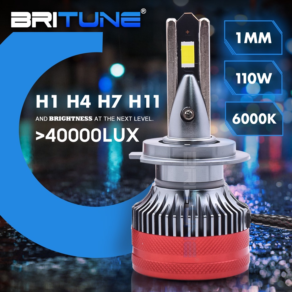 รับประกัน 1 ปี Super Bright LED ไฟหน้ารถหลอดไฟ H1 H4 H7 H11 Auto LED ไฟหน้าหมอก Foglamp